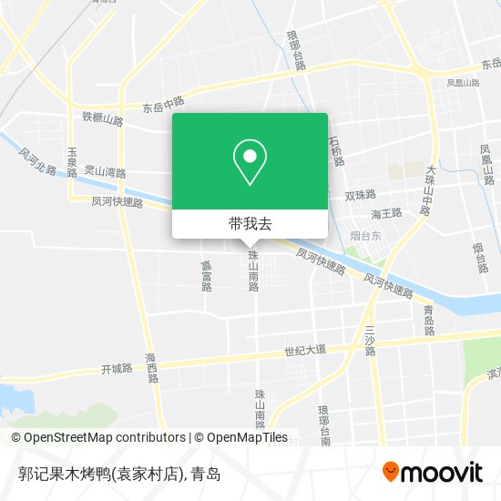 郭记果木烤鸭(袁家村店)地图