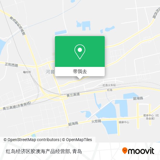红岛经济区胶澳海产品经营部地图