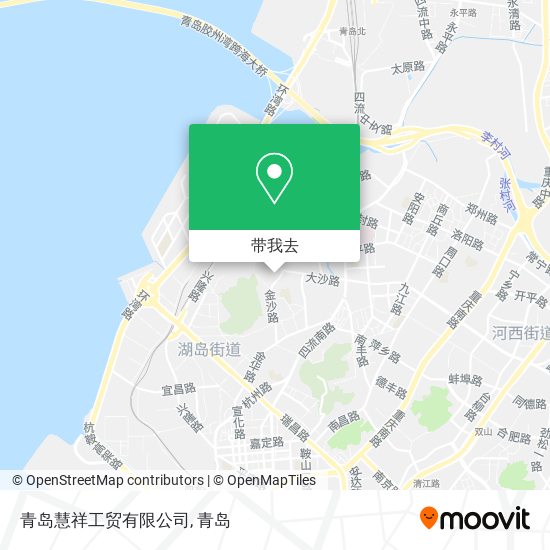 青岛慧祥工贸有限公司地图