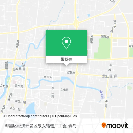 即墨区经济开发区泉头锚链厂工会地图