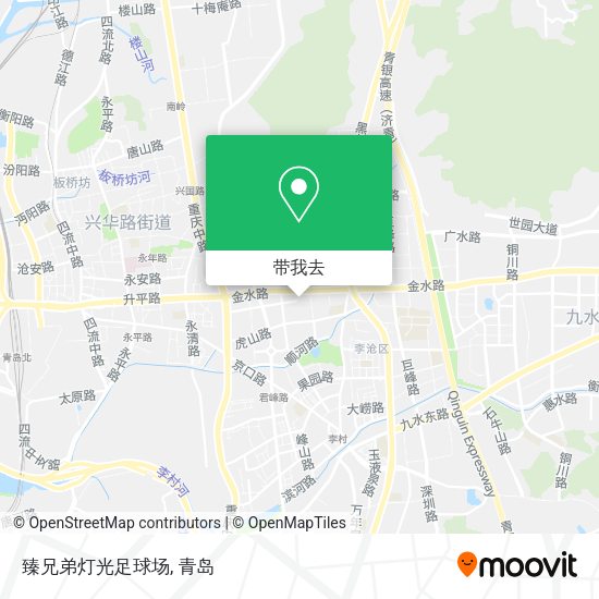 臻兄弟灯光足球场地图