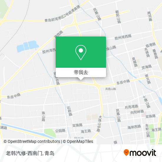 老韩汽修-西南门地图