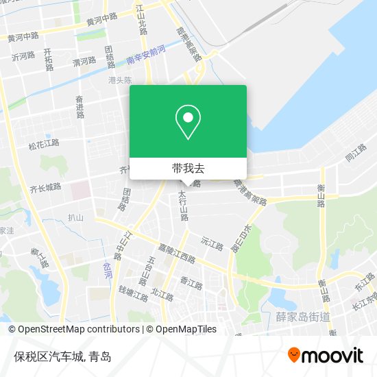 保税区汽车城地图