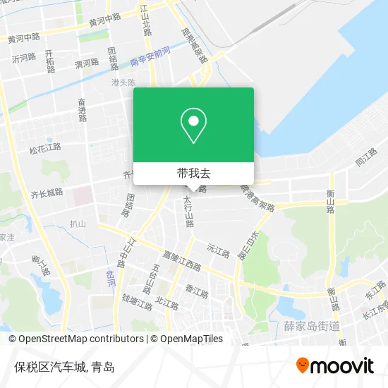 保税区汽车城地图