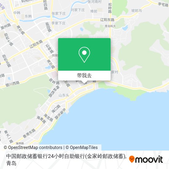 中国邮政储蓄银行24小时自助银行(金家岭邮政储蓄)地图