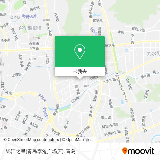 锦江之星(青岛李沧广场店)地图