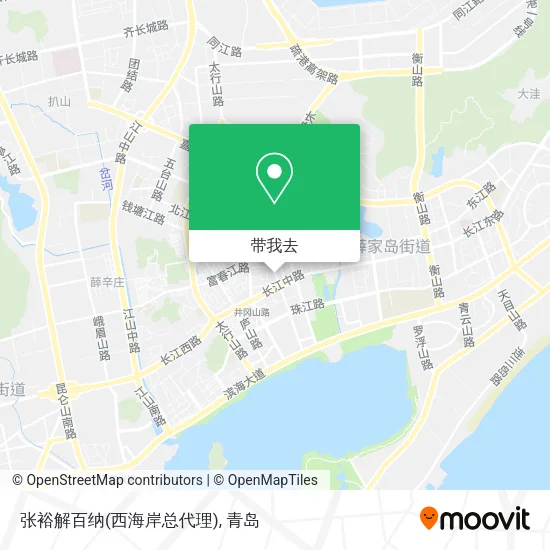 张裕解百纳(西海岸总代理)地图