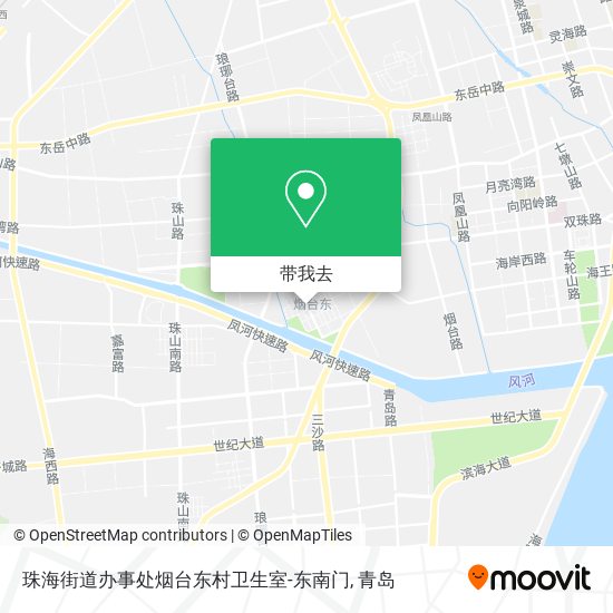 珠海街道办事处烟台东村卫生室-东南门地图