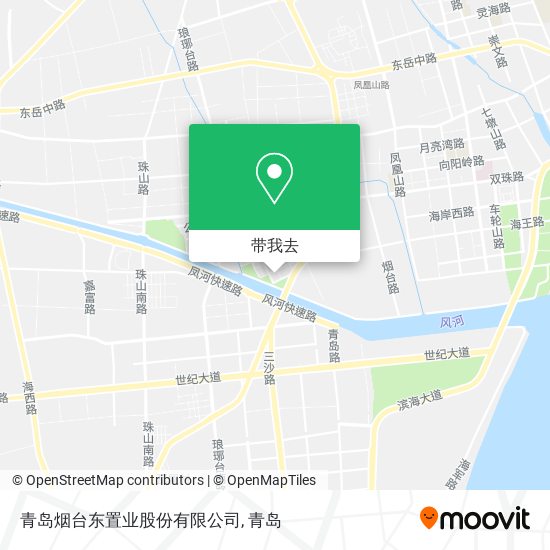 青岛烟台东置业股份有限公司地图