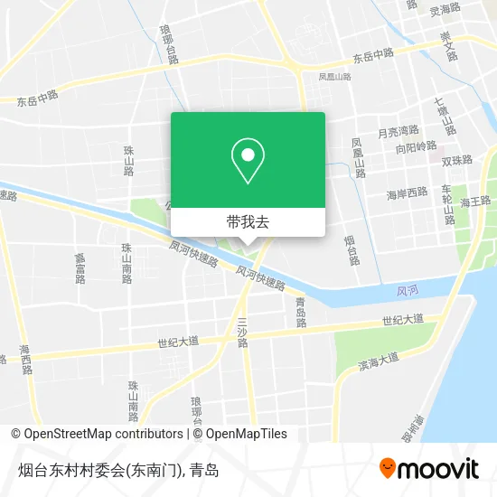 烟台东村村委会(东南门)地图