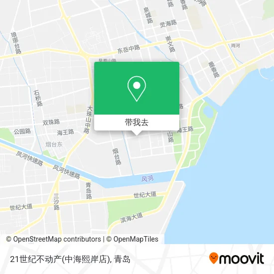 21世纪不动产(中海熙岸店)地图