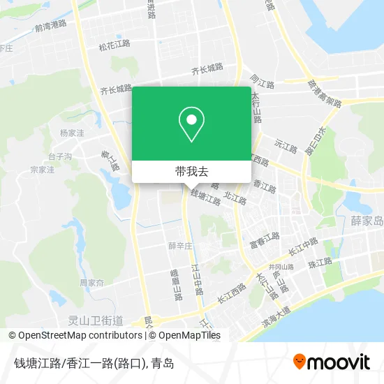钱塘江路/香江一路(路口)地图