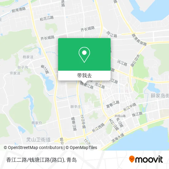 香江二路/钱塘江路(路口)地图