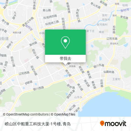 崂山区中船重工科技大厦-1号楼地图