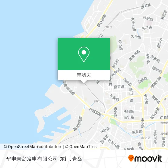 华电青岛发电有限公司-东门地图
