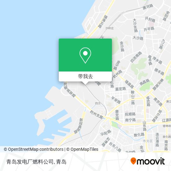 青岛发电厂燃料公司地图