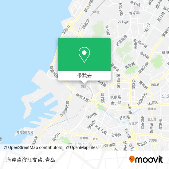 海岸路滨江支路地图