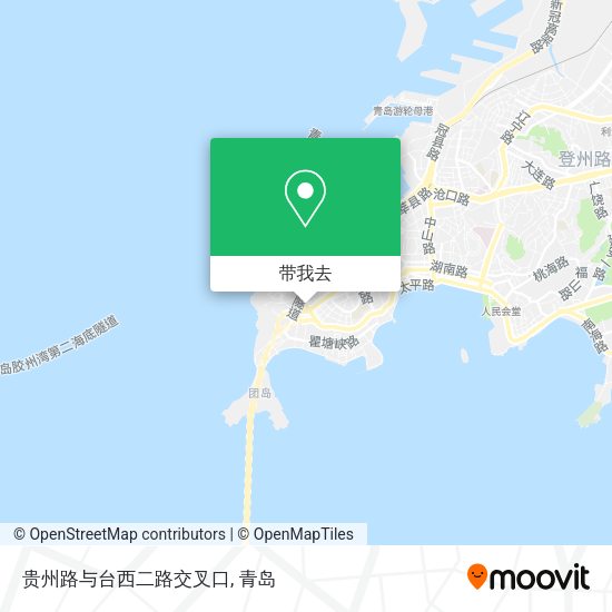 贵州路与台西二路交叉口地图