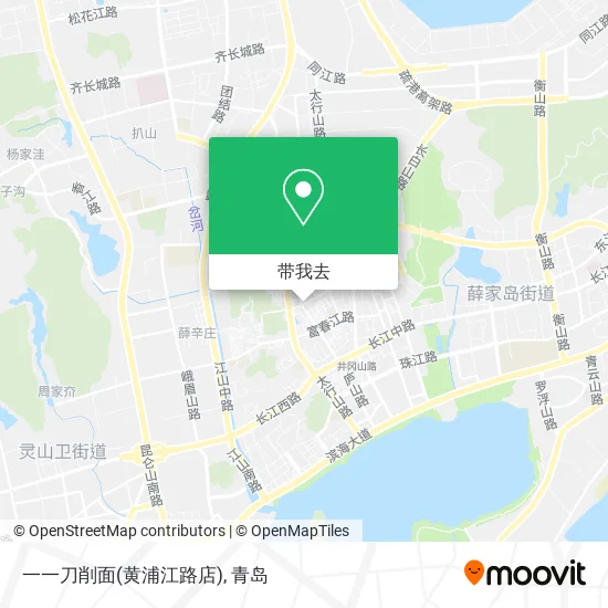 一一刀削面(黄浦江路店)地图