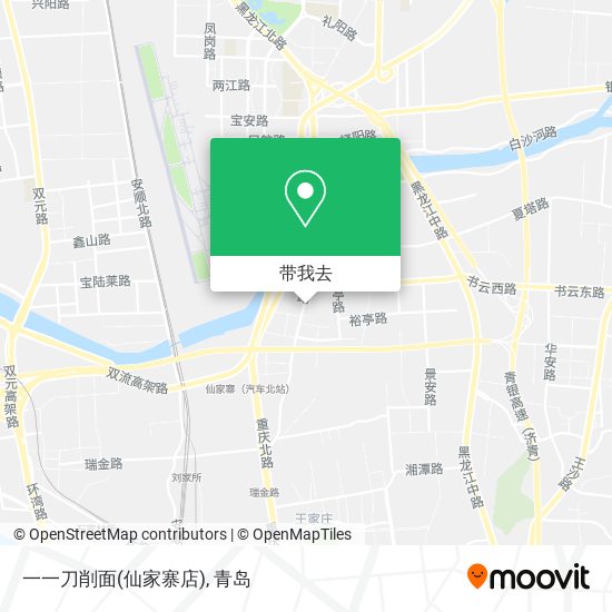 一一刀削面(仙家寨店)地图