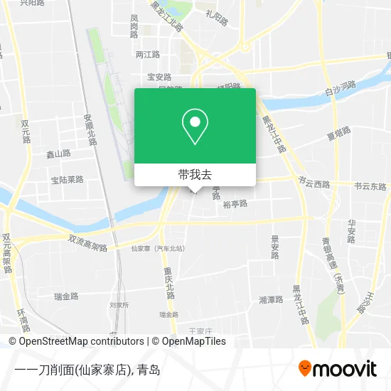 一一刀削面(仙家寨店)地图