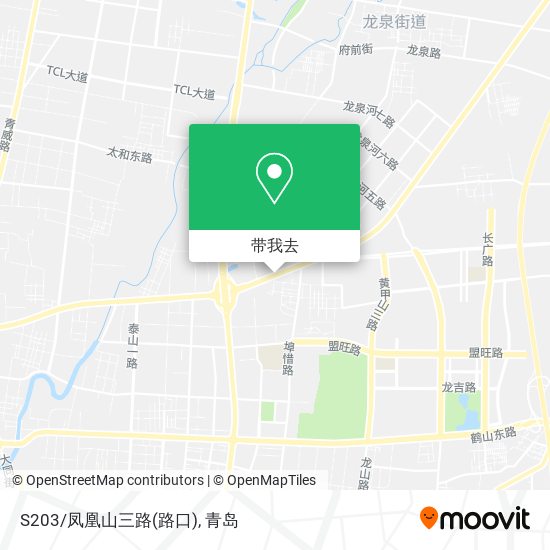 S203/凤凰山三路(路口)地图