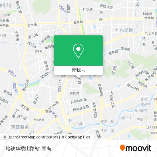 地铁华楼山路站地图