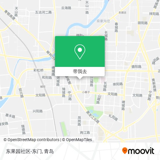 东果园社区-东门地图