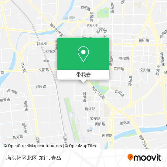 庙头社区北区-东门地图