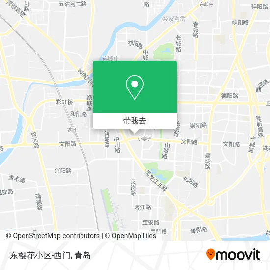 东樱花小区-西门地图