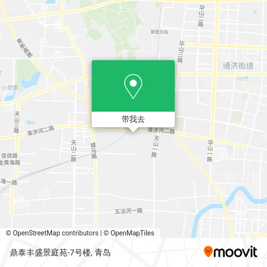 鼎泰丰盛景庭苑-7号楼地图