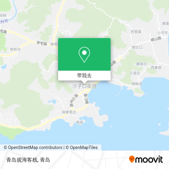 青岛观海客栈地图