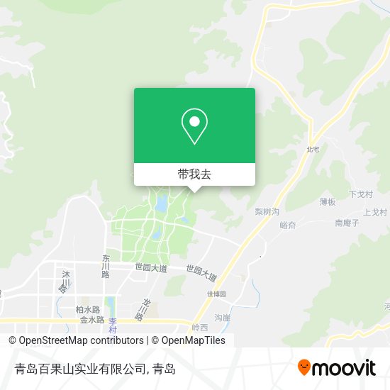 青岛百果山实业有限公司地图