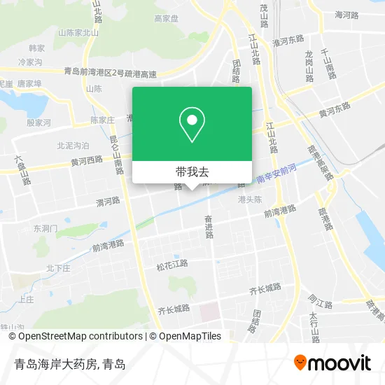 青岛海岸大药房地图