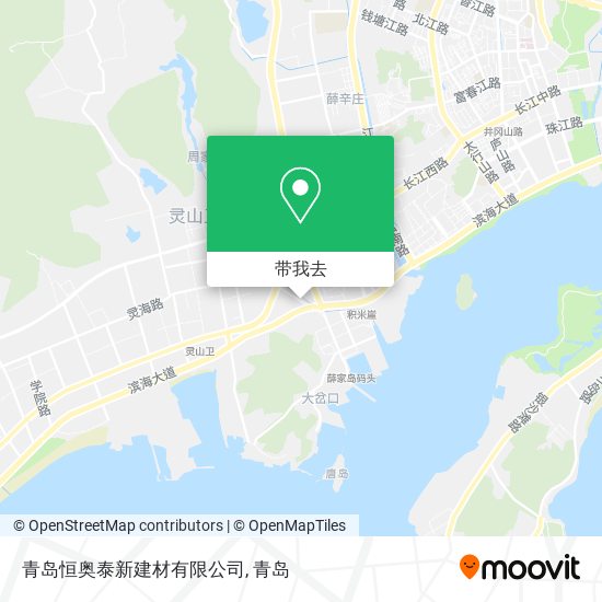 青岛恒奥泰新建材有限公司地图