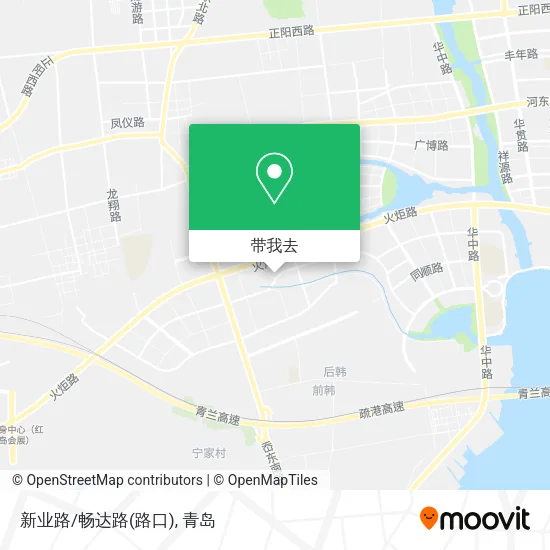 新业路/畅达路(路口)地图