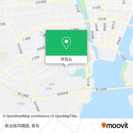 新业路同顺路地图