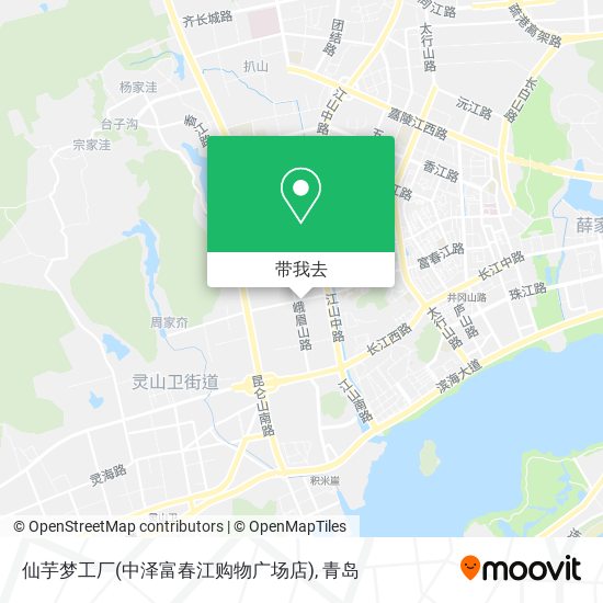 仙芋梦工厂(中泽富春江购物广场店)地图