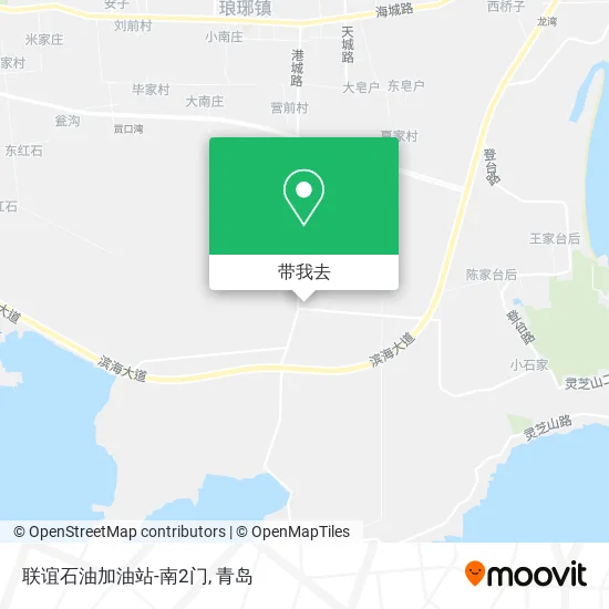 联谊石油加油站-南2门地图