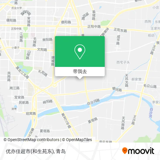 优亦佳超市(和生苑东)地图