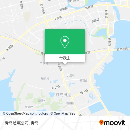 青岛通惠公司地图