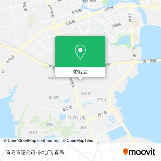 青岛通惠公司-东北门地图
