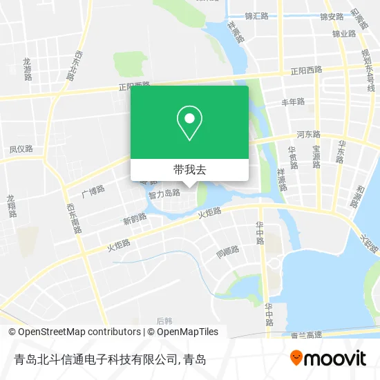 青岛北斗信通电子科技有限公司地图