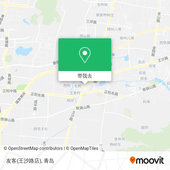 友客(王沙路店)地图