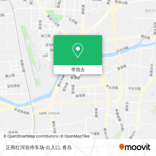 正商红河谷停车场-出入口地图