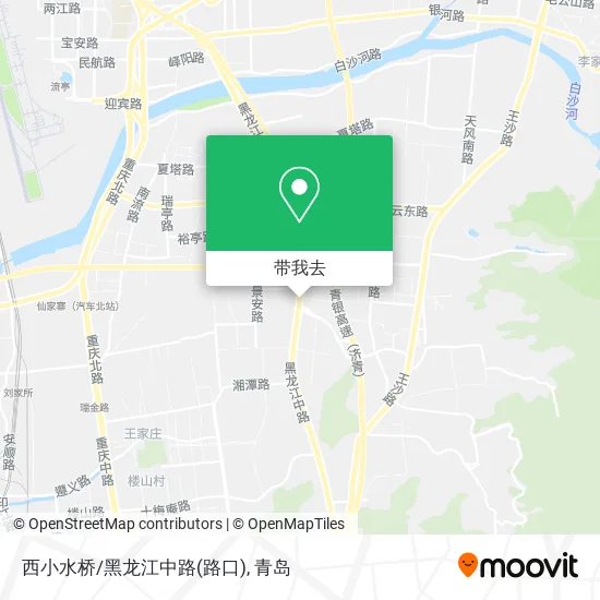西小水桥/黑龙江中路(路口)地图