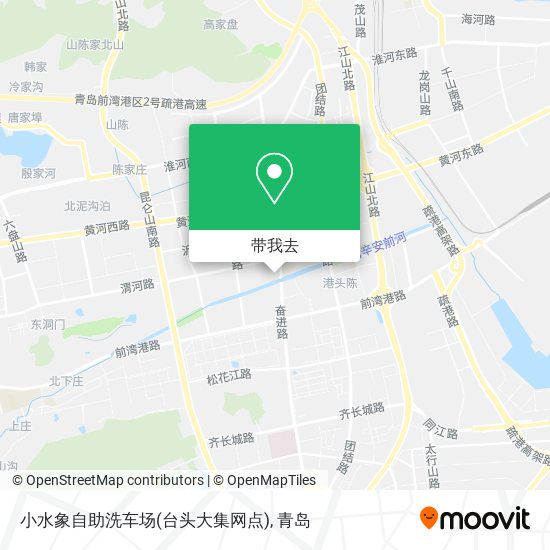 小水象自助洗车场(台头大集网点)地图