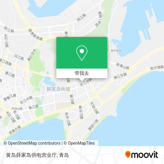 黄岛薛家岛供电营业厅地图