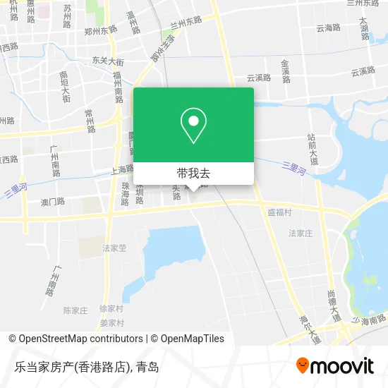 乐当家房产(香港路店)地图