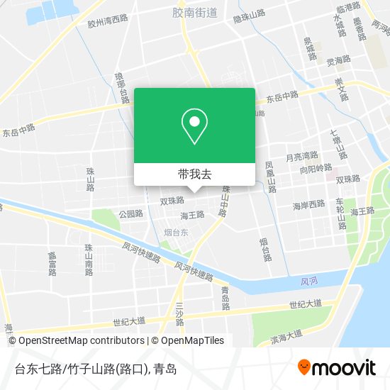 台东七路/竹子山路(路口)地图